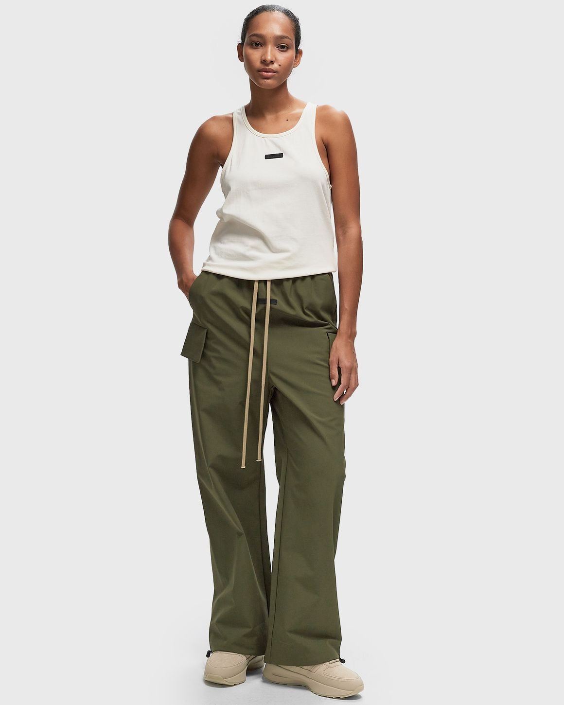 ESSENTIALS Womens Bonded Nylon Field Pant | REVERSIBLE