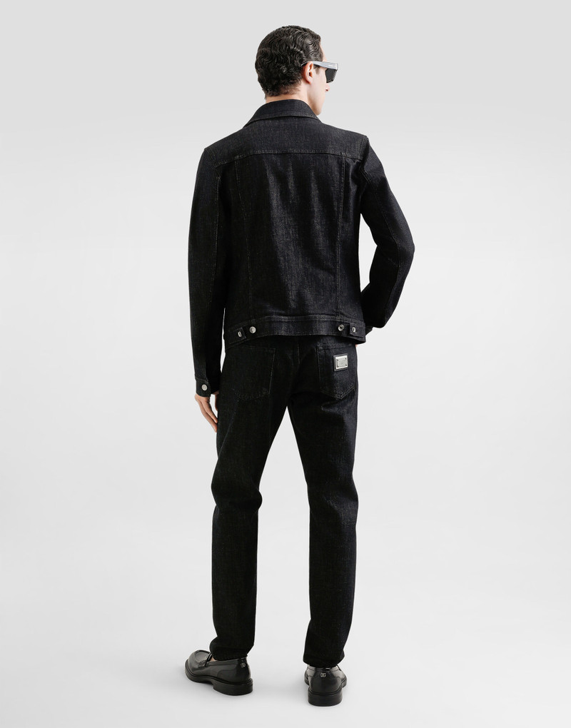 Regular-fit cotton jeans with tag 3
