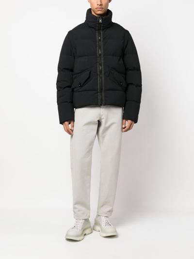 Ten C high-neck padded jacket outlook