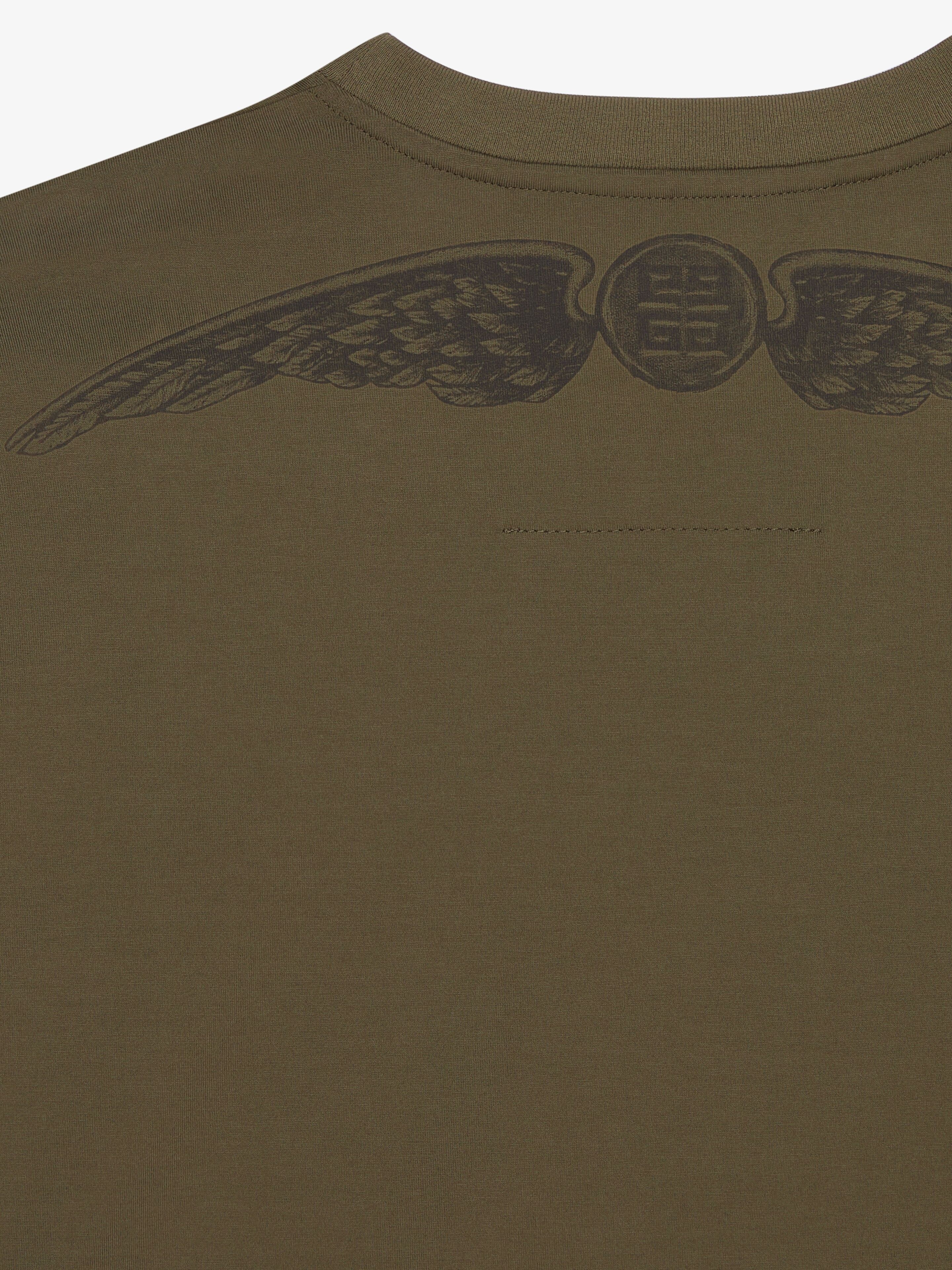 T-SHIRT IN COTTON GIVENCHY WINGS - 5