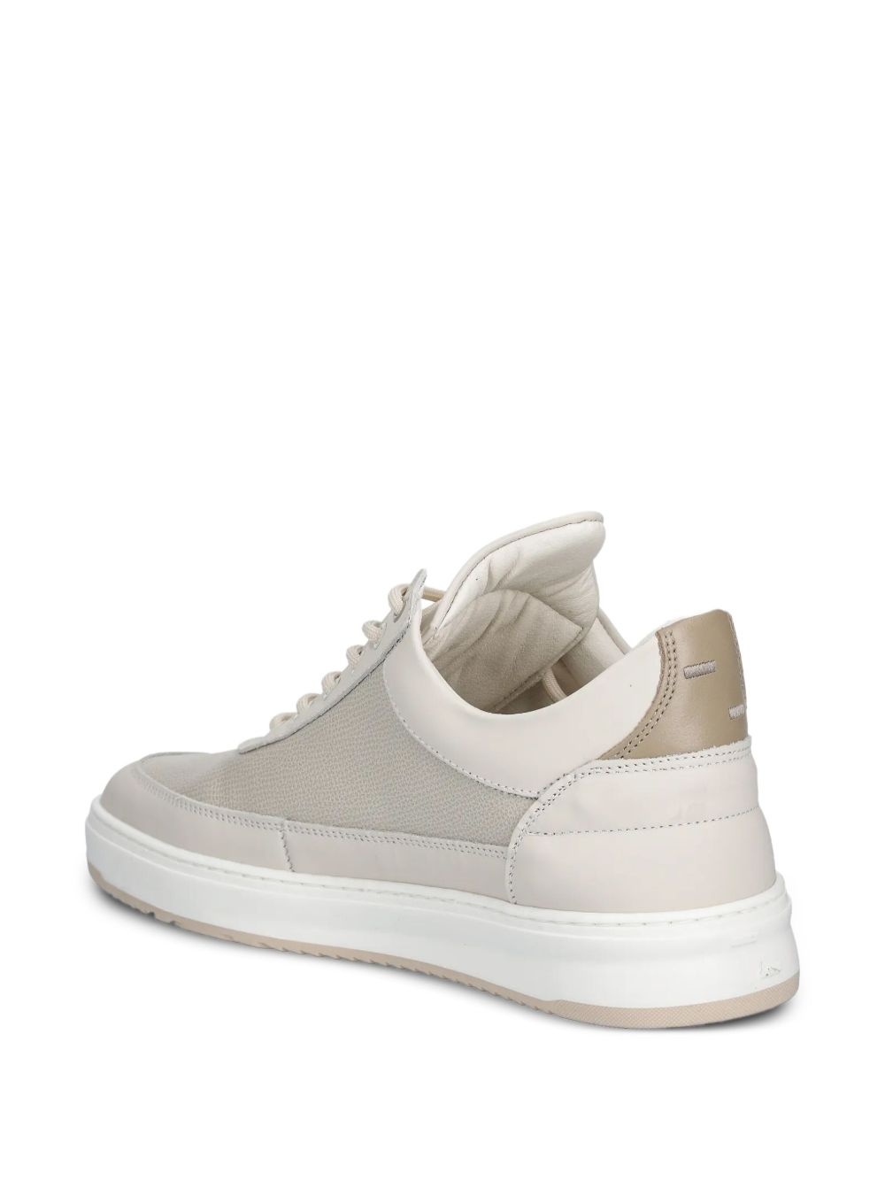 leather hi-top sneakers - 3