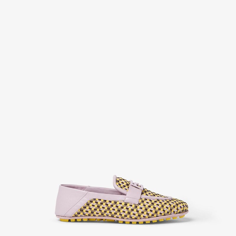 Baguette Multicolor leather loafers 1
