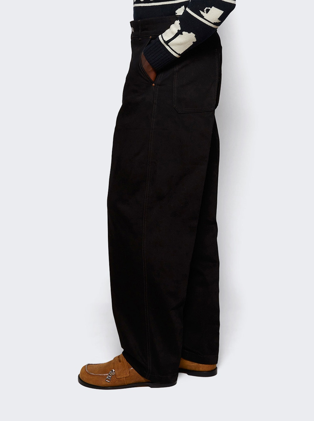 Maxi Barrel Workwear Pants Black - 3