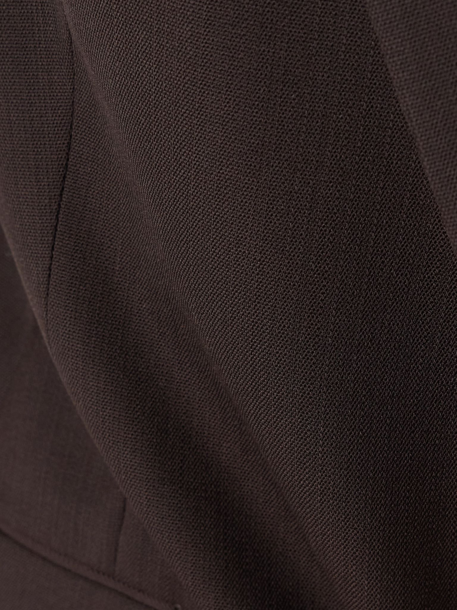 Woven blazer Dark brown - 5