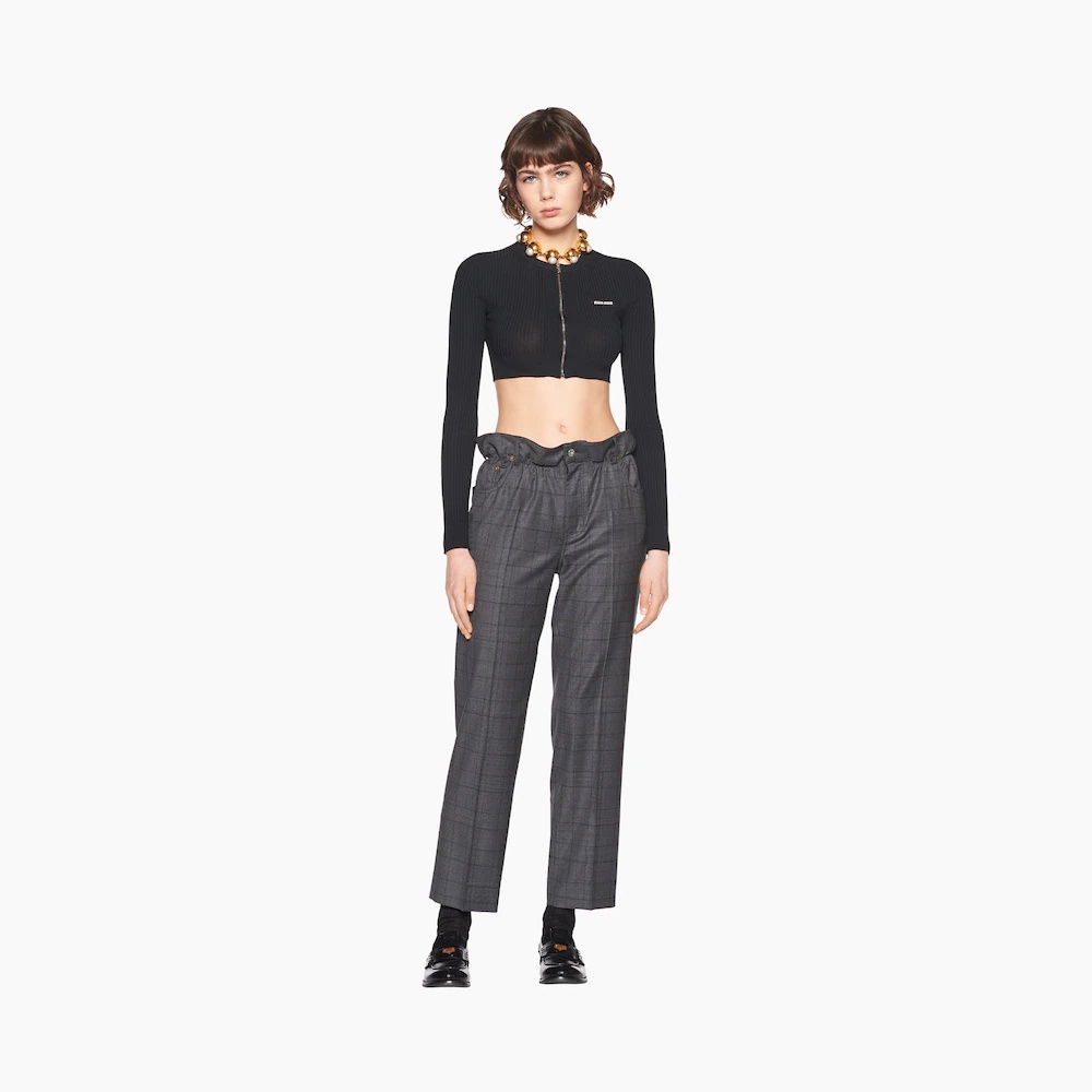 Prince of Wales check pants - 4