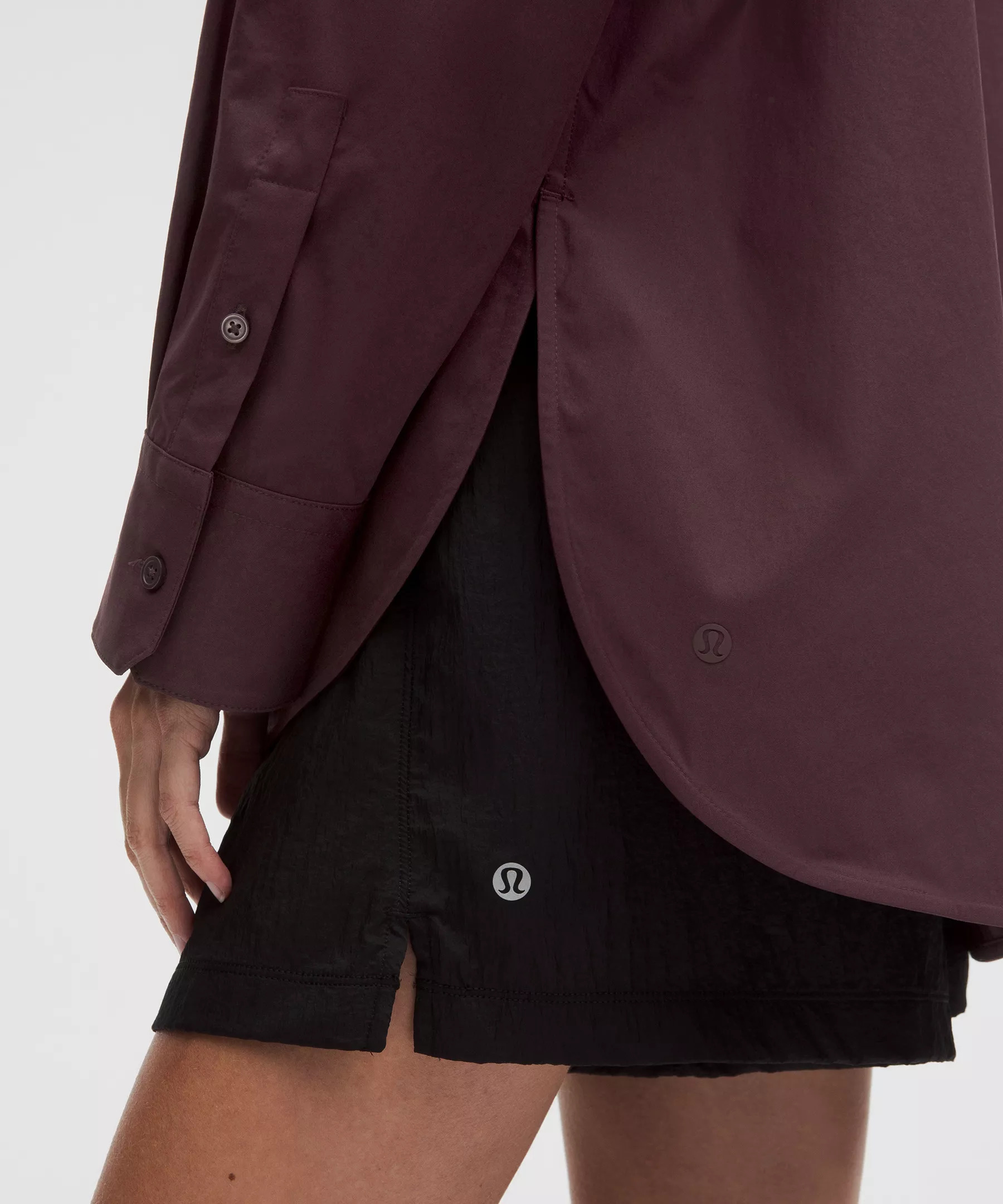 Woven Relaxed-Fit Button-Up Shirt - 5