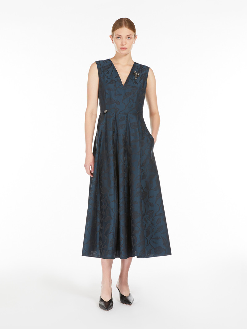 'S Max Mara DIEGO Sleeveless jacquard cotton dress outlook