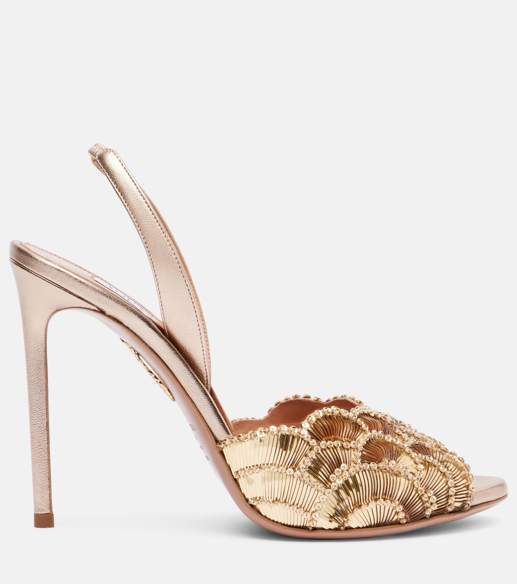 Ce Soir 105 embellished slingback sandals - 4