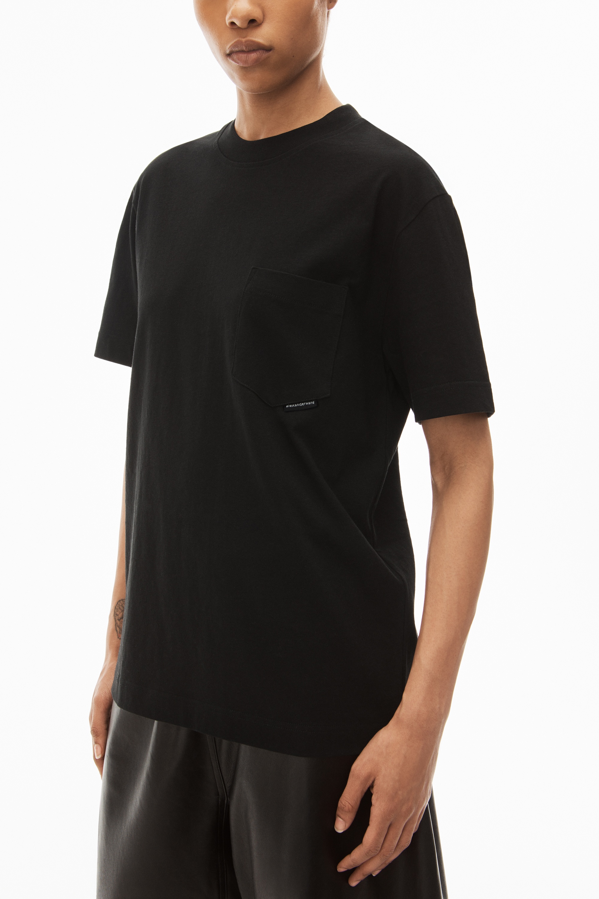 POCKET TEE IN HIGH TWIST JERSEY - 3