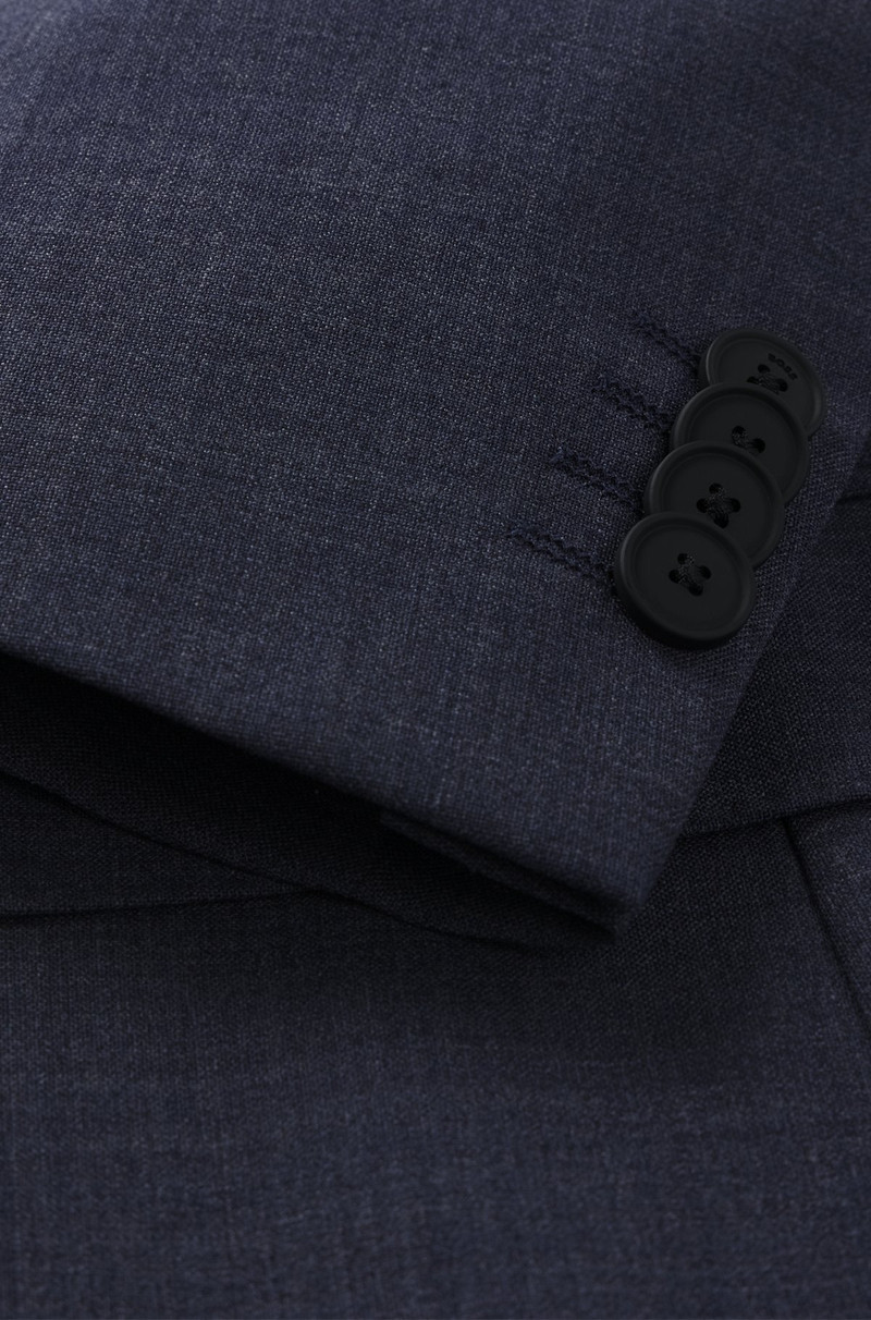 SLIM-FIT SUIT IN MICRO-PATTERNED PERFORMANCE-STRETCH FABRIC 9