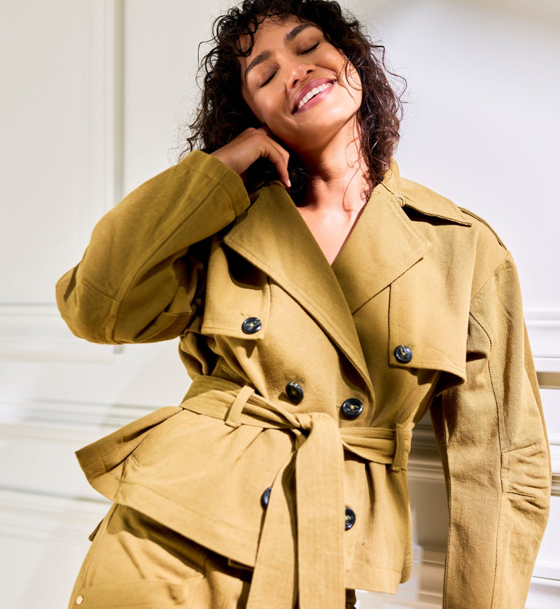 Cleobella HUGO JACKET | DULL GOLD outlook