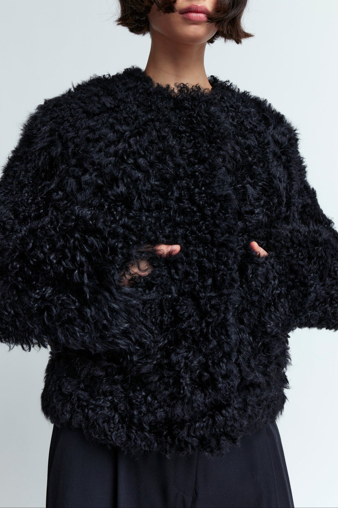 BIA COAT IN SHEARLING - 5