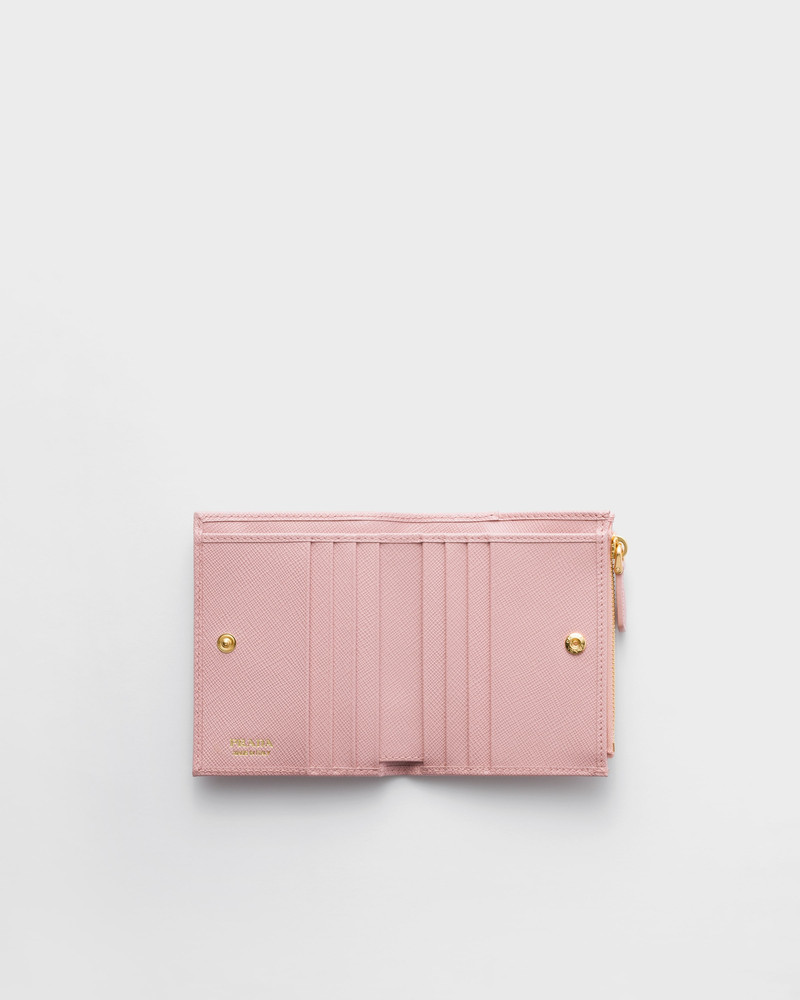 Prada Small Saffiano leather wallet outlook