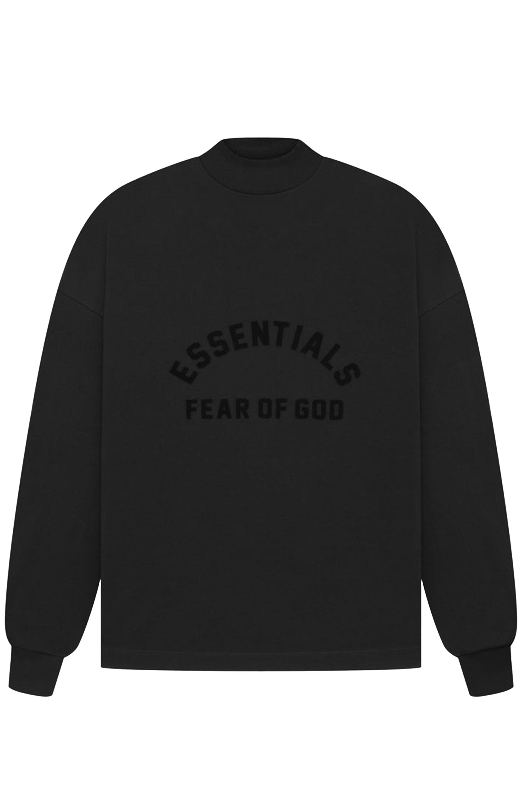 ESSENTIALS LS TEE / BLK - 1