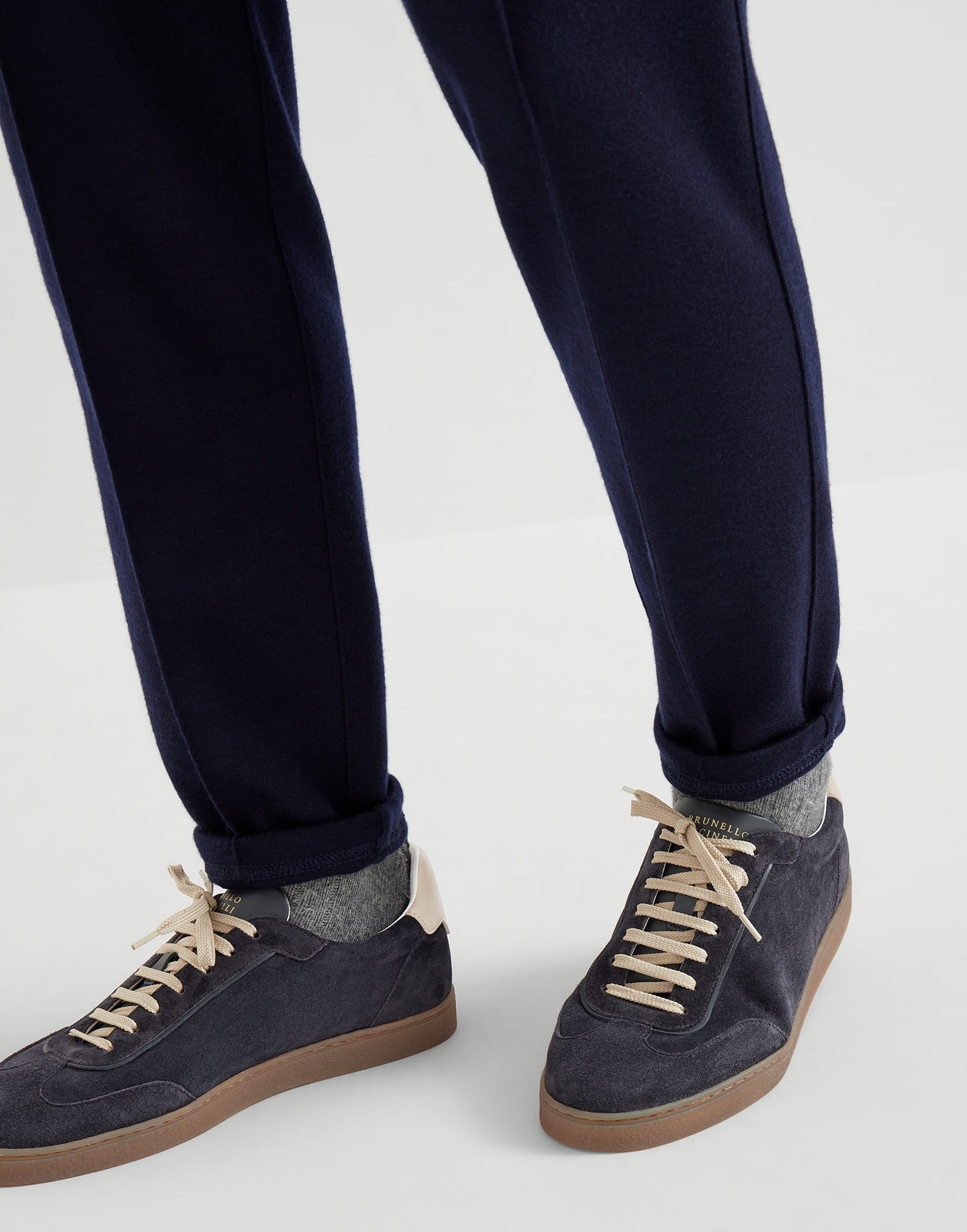 Washed suede sneakers - 4
