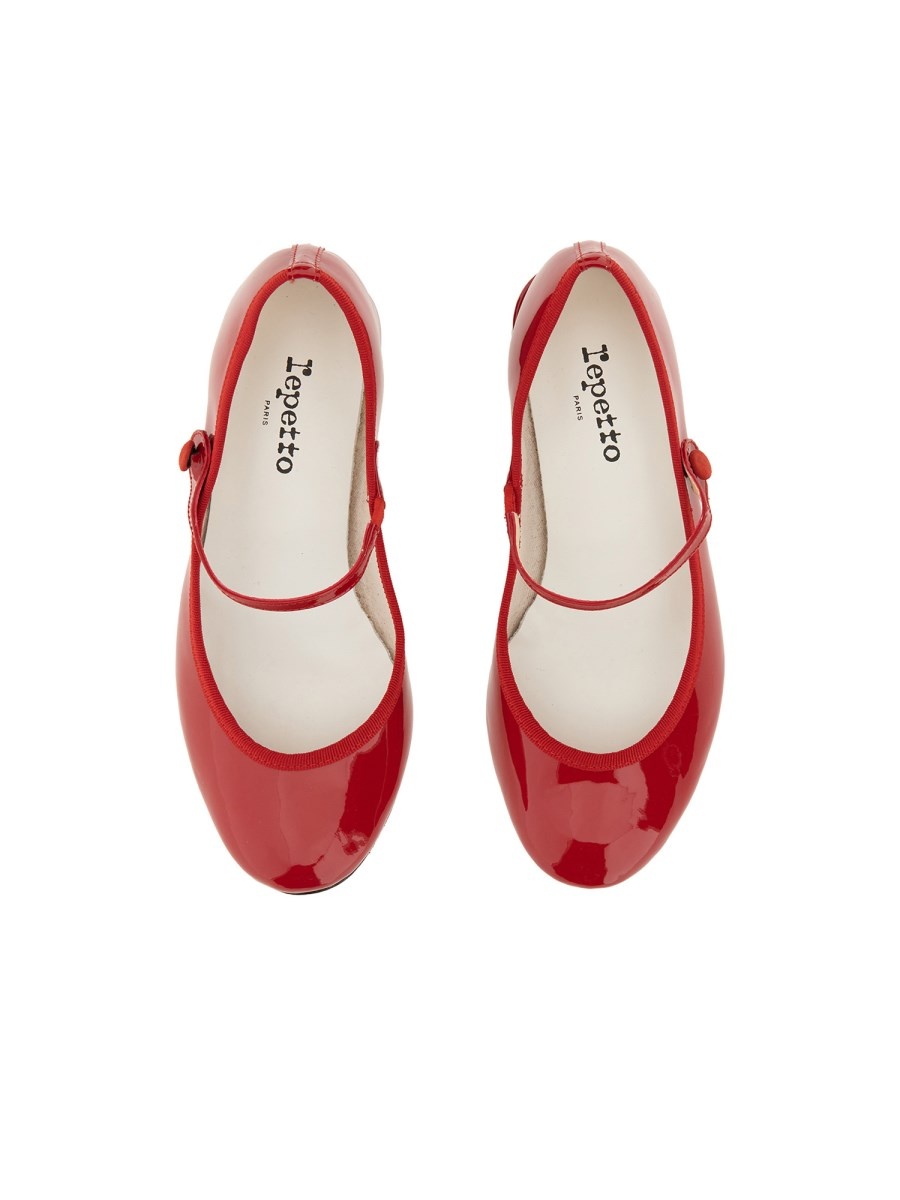 PUMP MARY JANE ROSE IN PELLE - 2