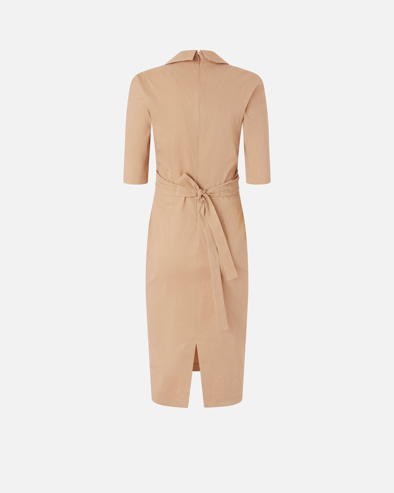 PINKO SLIM-FIT MIDI DRESS WITH BOW outlook