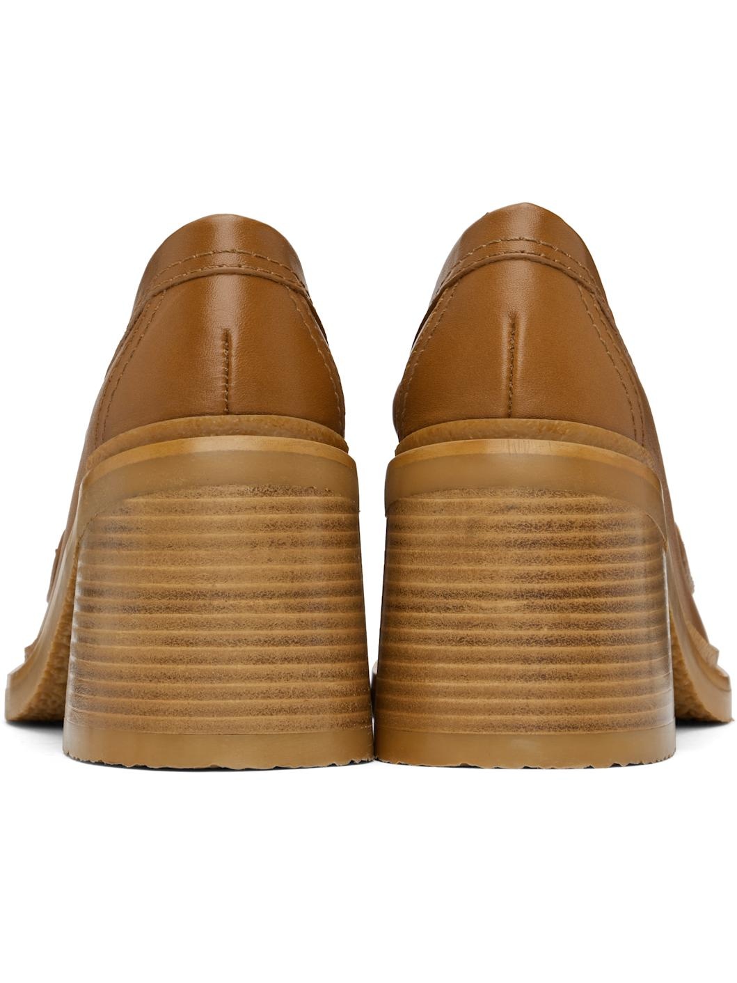 Tan Signature 1 Loafer Heels - 2