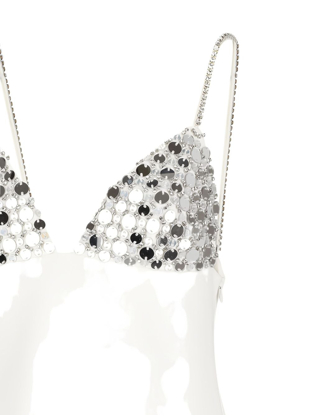 sequin-embellished spaghetti-strap dress - 3