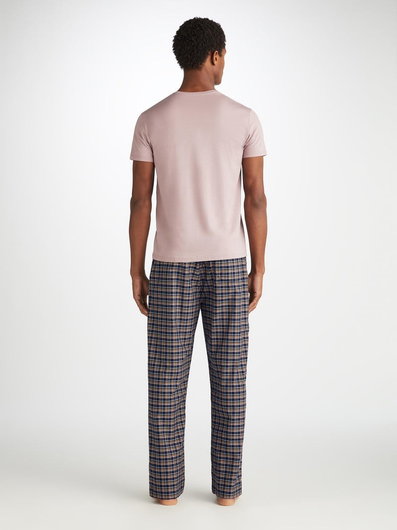 Men's Lounge Trousers Barker 37 Cotton Navy 4