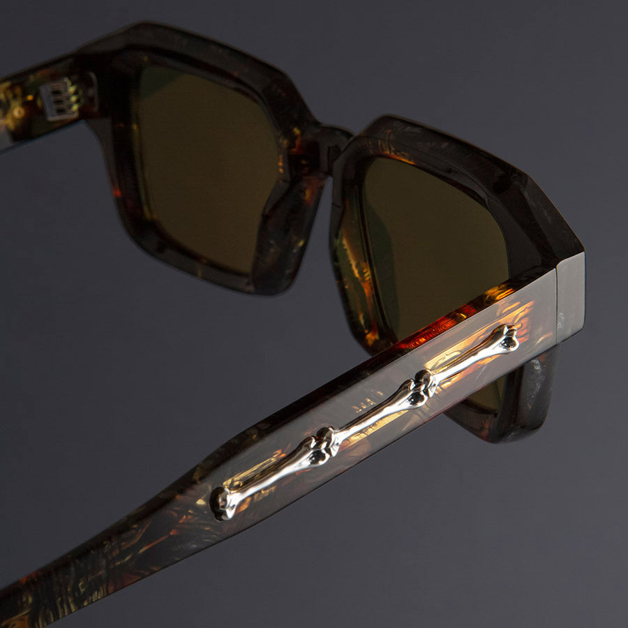 THE GREAT FROG BONES LINK RECTANGLE SUNGLASSES - 5