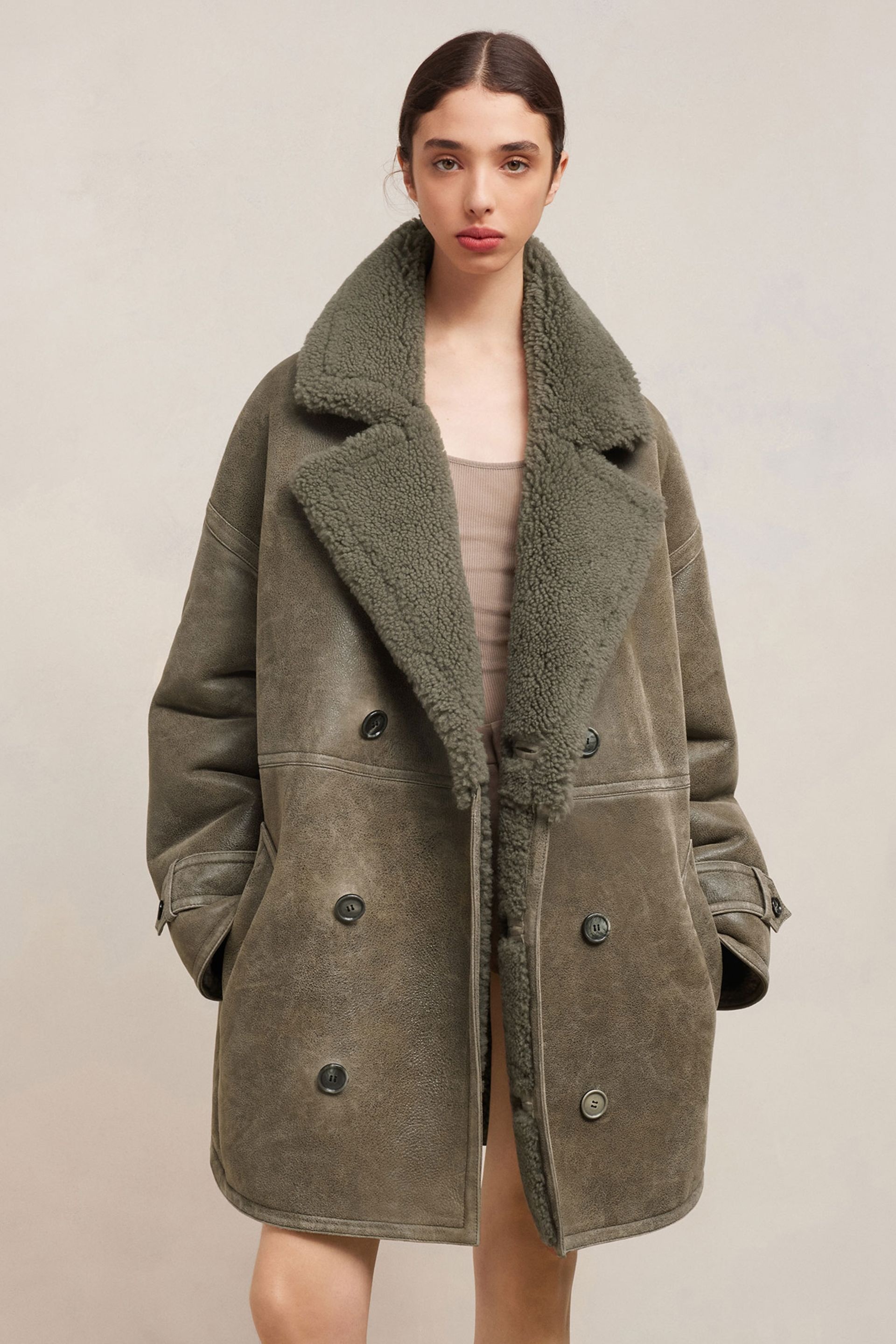 Double Breasted Coat - 2