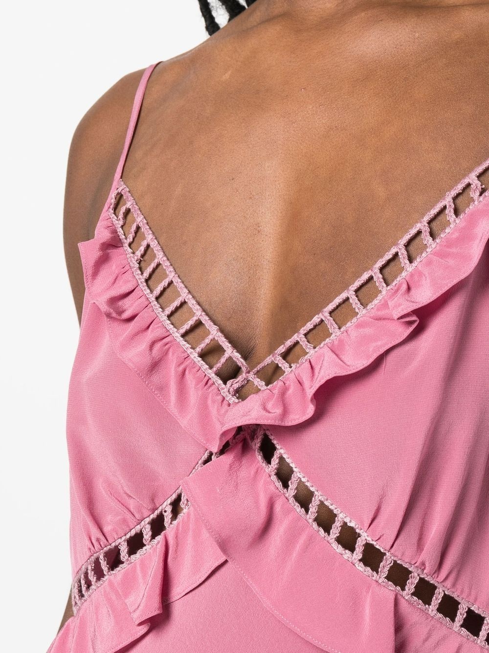 silk strappy vest top - 5