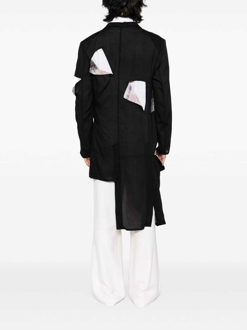 graphic-print blazer 4