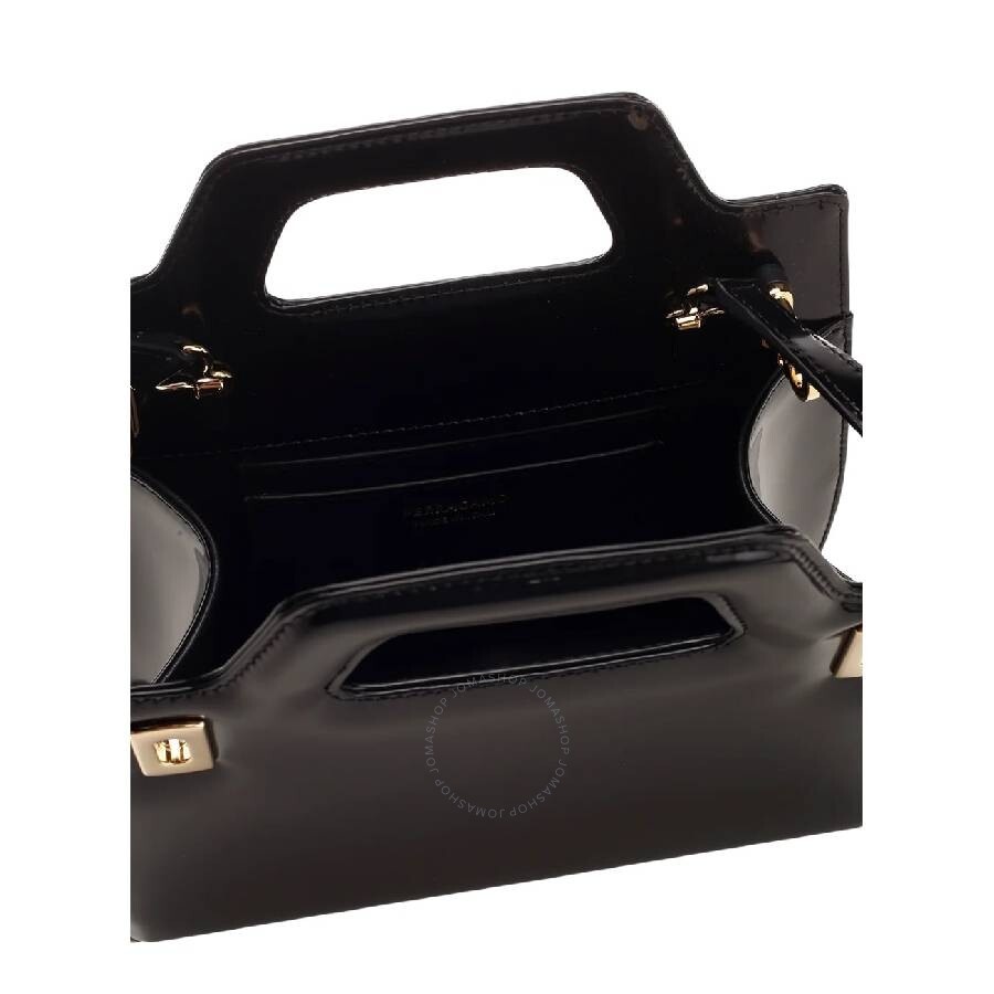 Ferragamo Ladies Black Wanda Mini Bag - 4