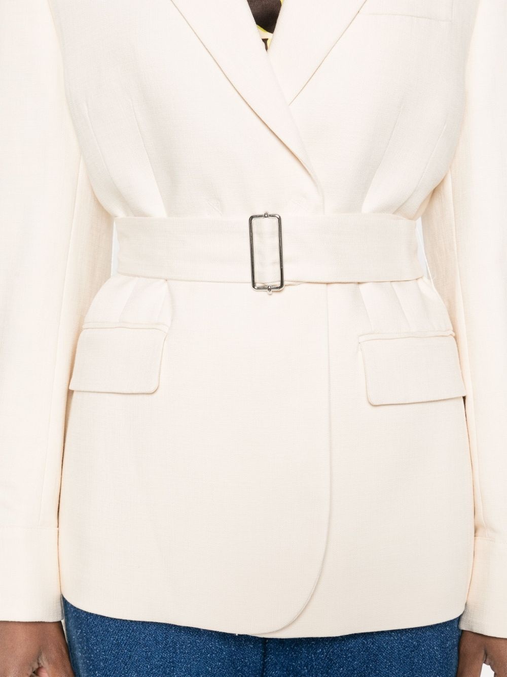 belted blazer - 5