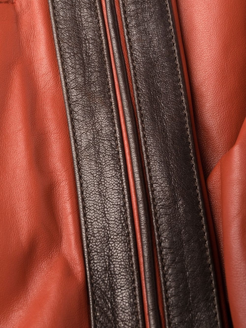 wide-leg leather trousers - 6