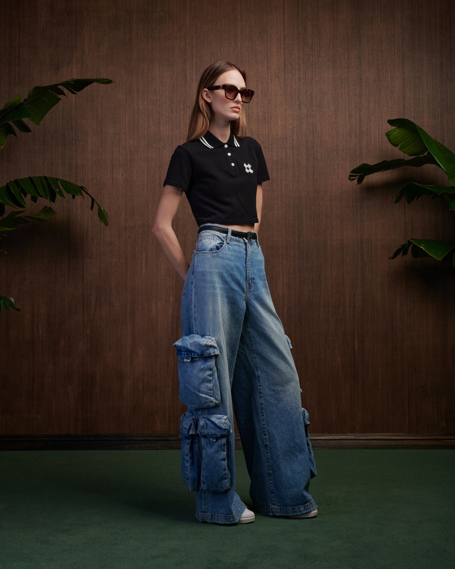WOMEN'S MA QUAD CROPPED POLO - 2