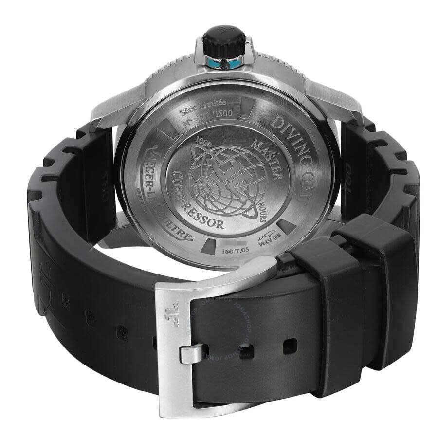 Pre-owned Jaeger-LeCoultre Master Compressor GMT Automatic Black Dial Men's Watch Q187T670 - 5