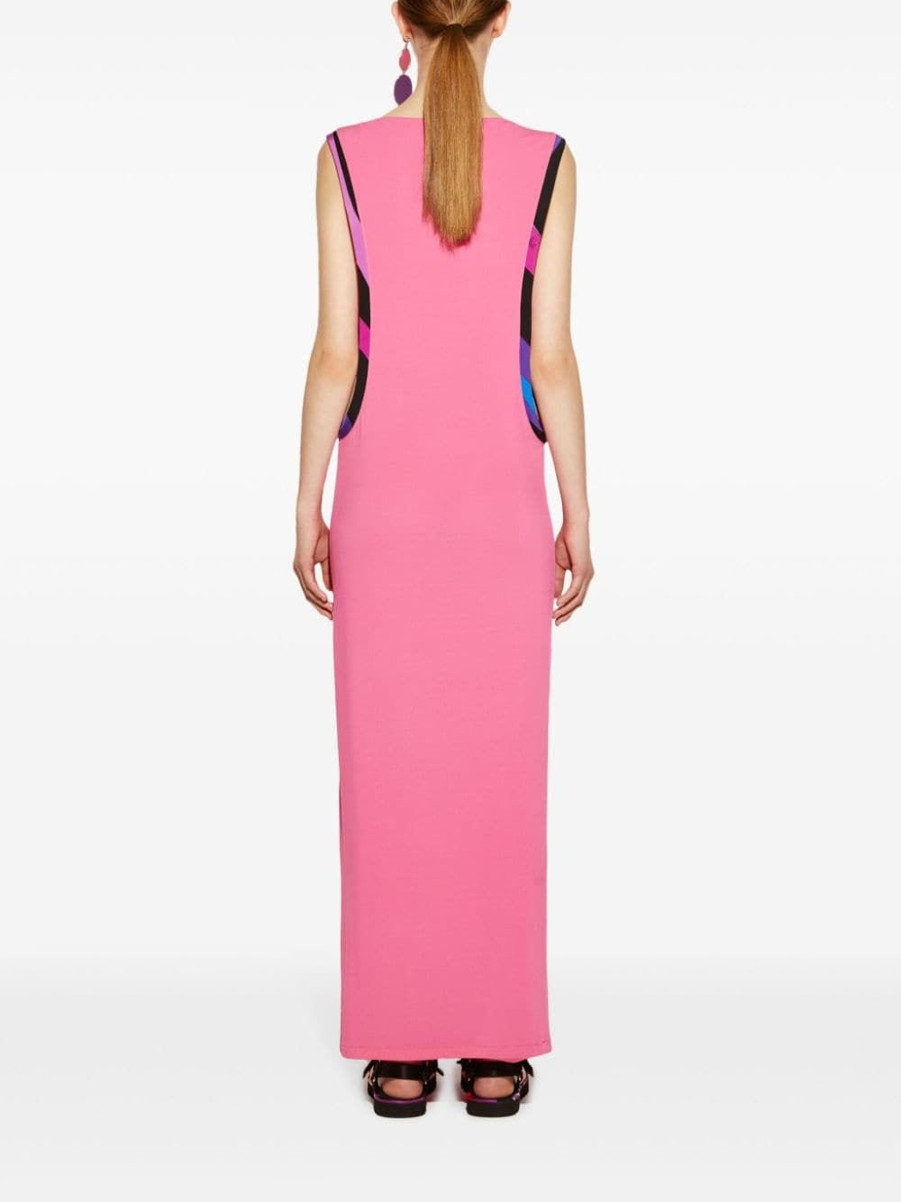 Marmo-print maxi dress - 4
