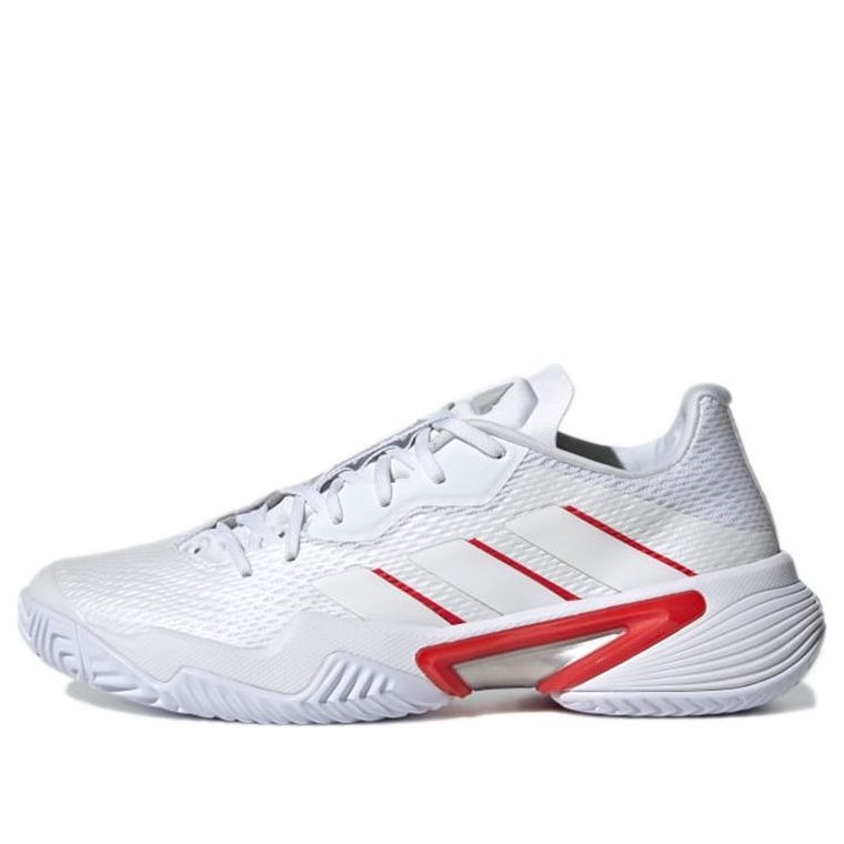 (WMNS) adidas Barricade 'White Silver Metallic Red' GW5034 - 1