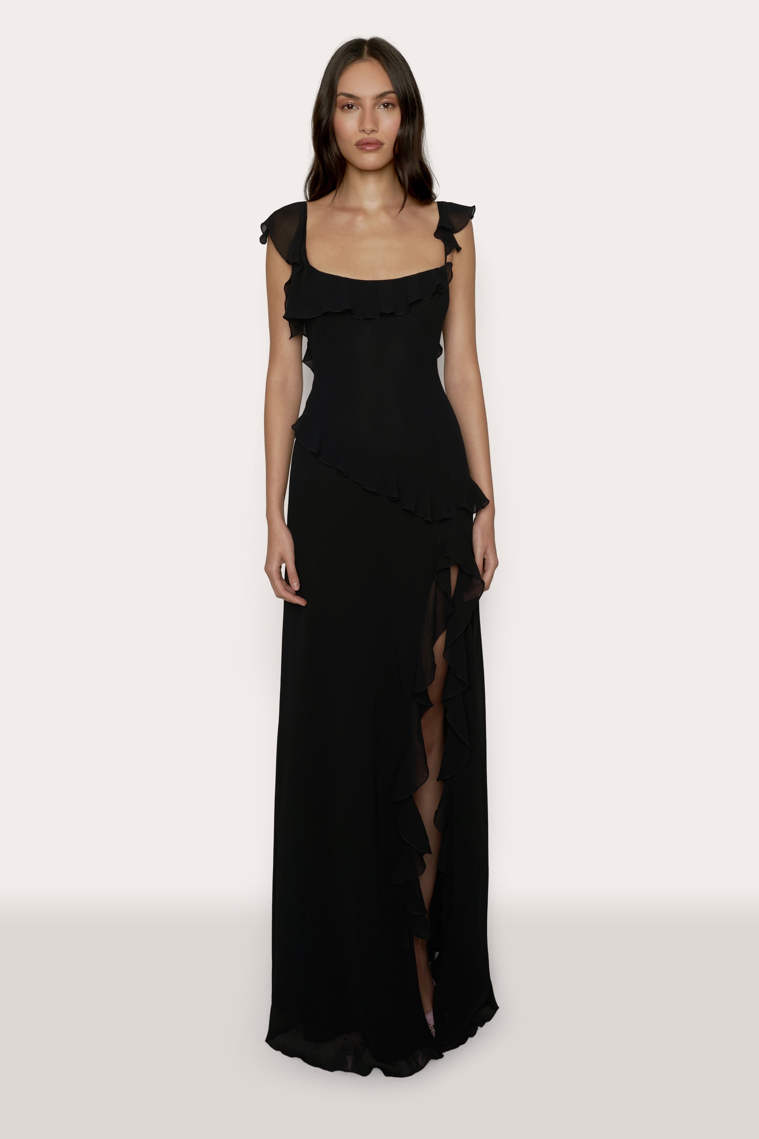 AVILA RUFFLE GOWN - 3