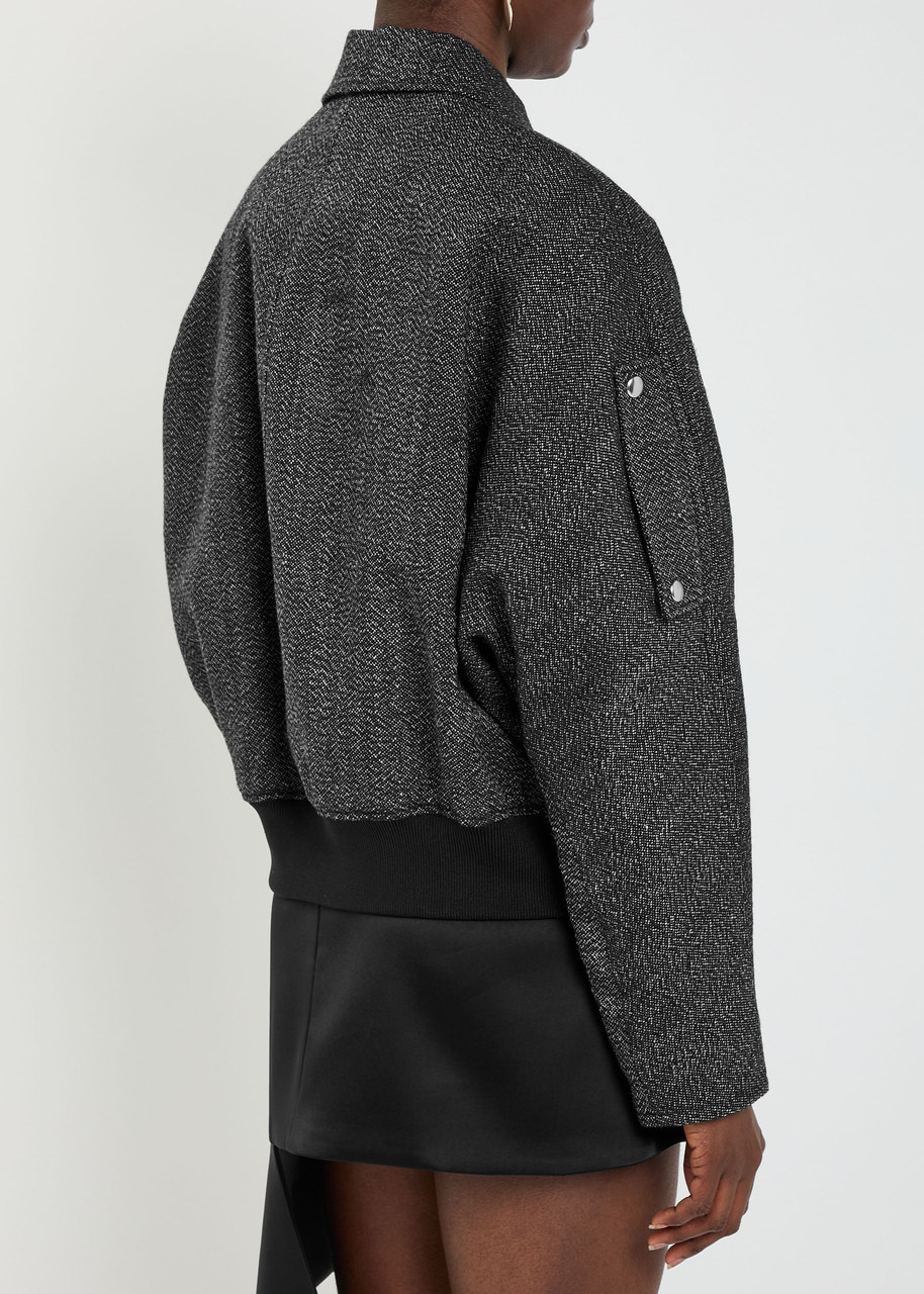 Courrèges Quilted Caviar Wool Jacket - 3