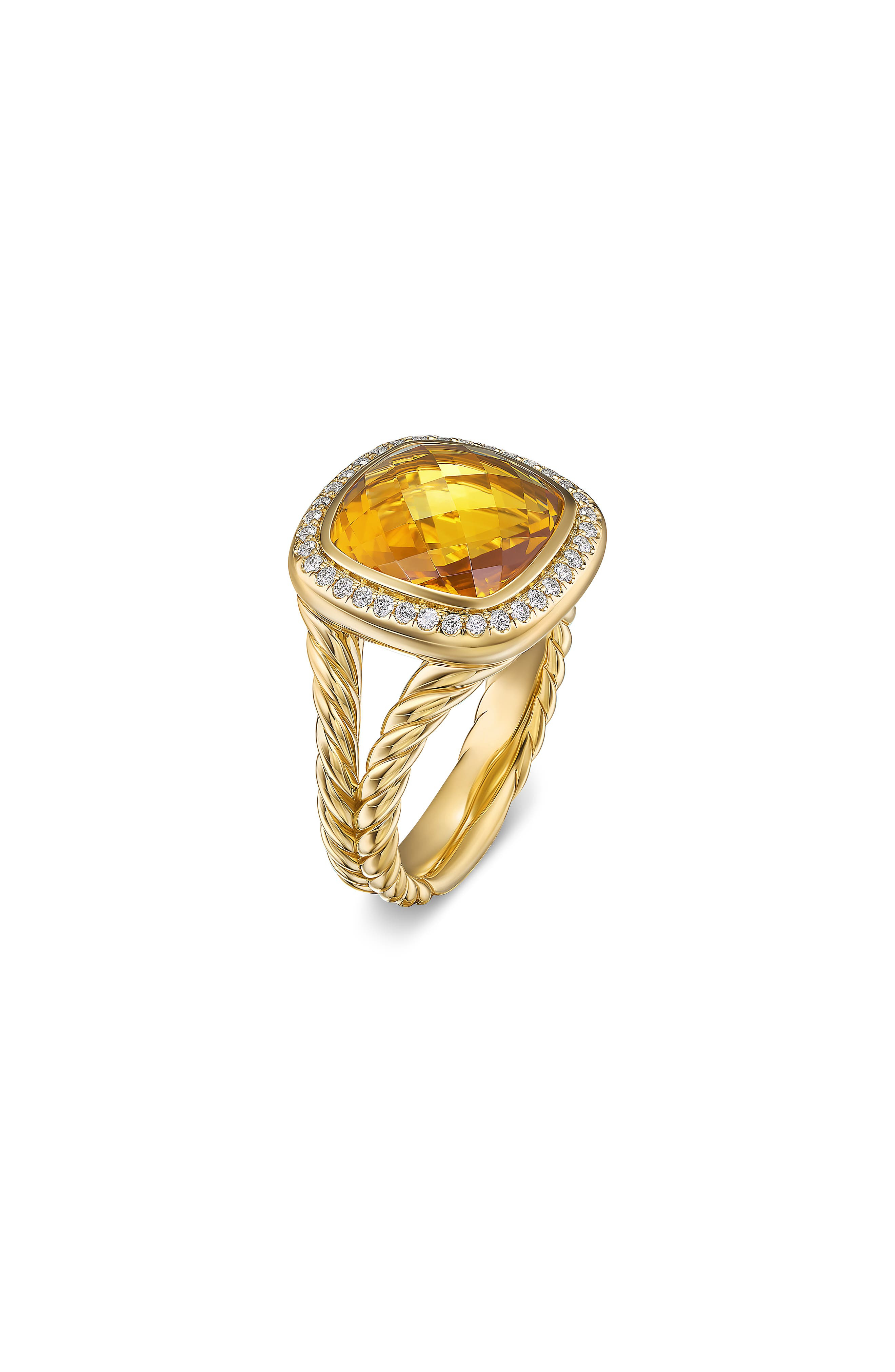 David Yurman Albion Ring in 18K Yellow Gold with Diamonds in Yellow/18K Gold at Nordstrom - 2