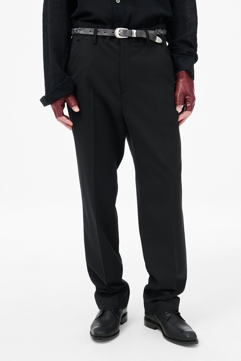 Chino 22 Black Worsted Wool 3