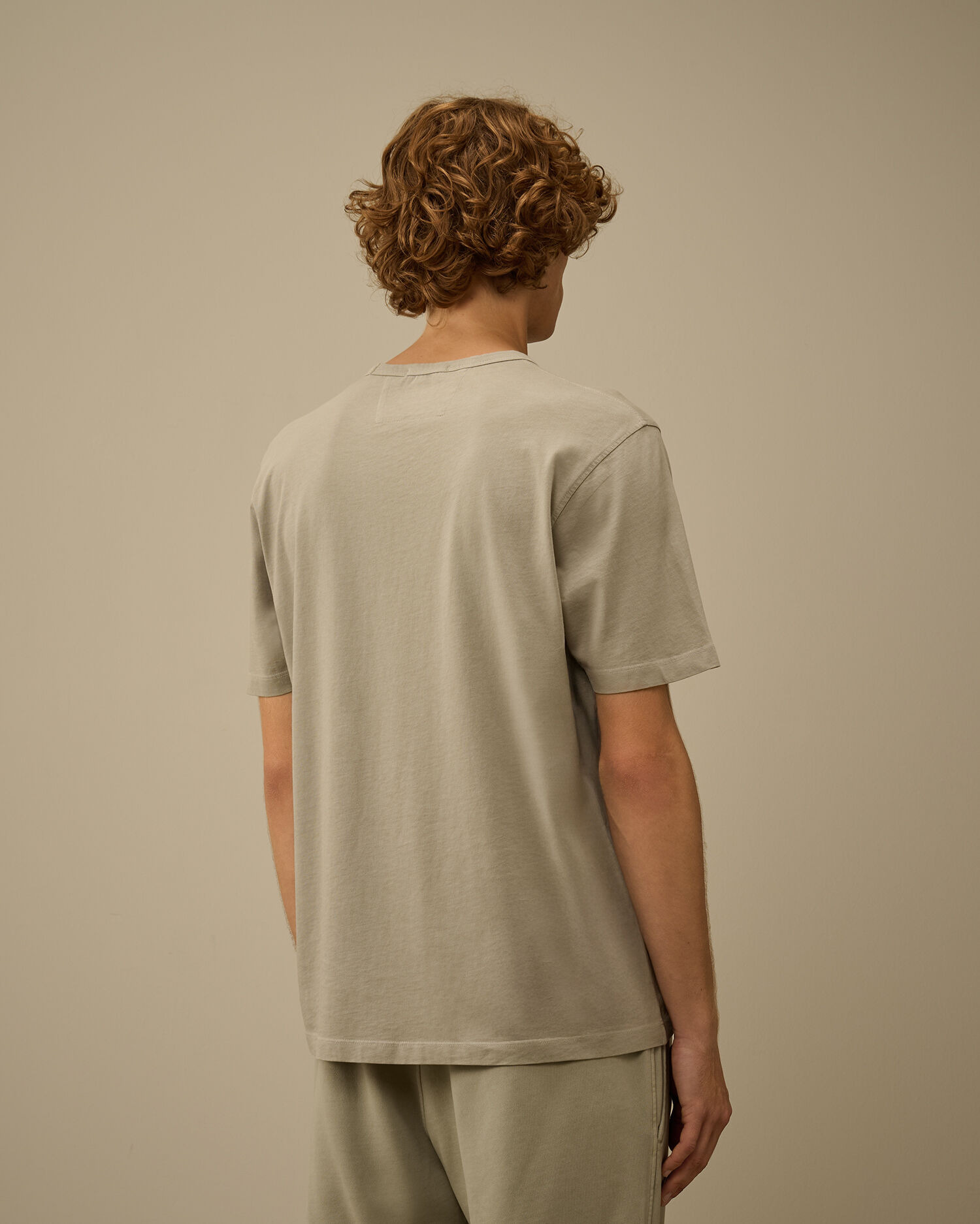 24/1 Jersey Short Sleeve Resist Dyed Logo T-Shirt - 4