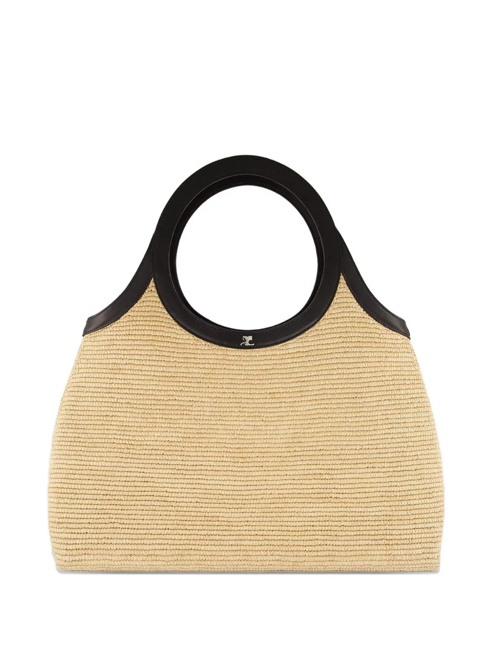 Holy raffia tote bag - 1