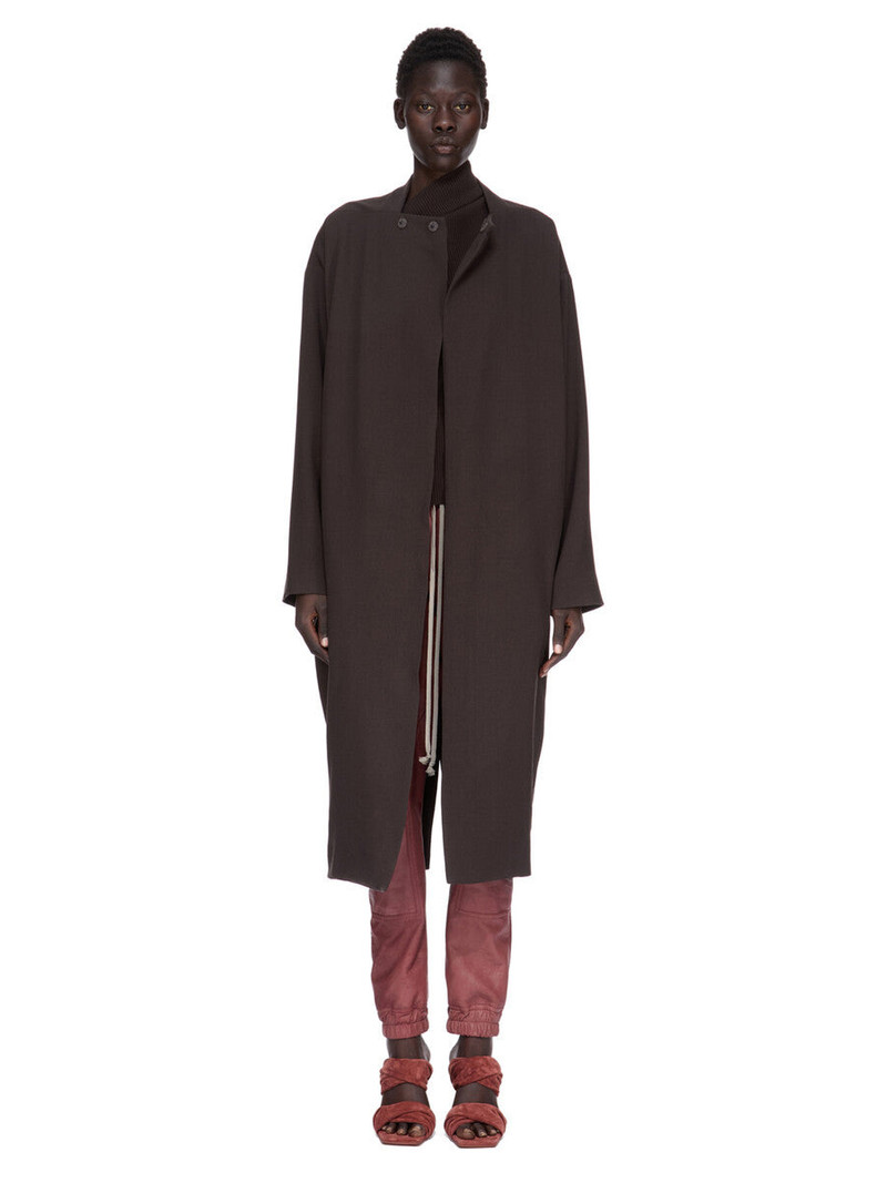 Rick Owens long-sleeve centre-vent coat outlook
