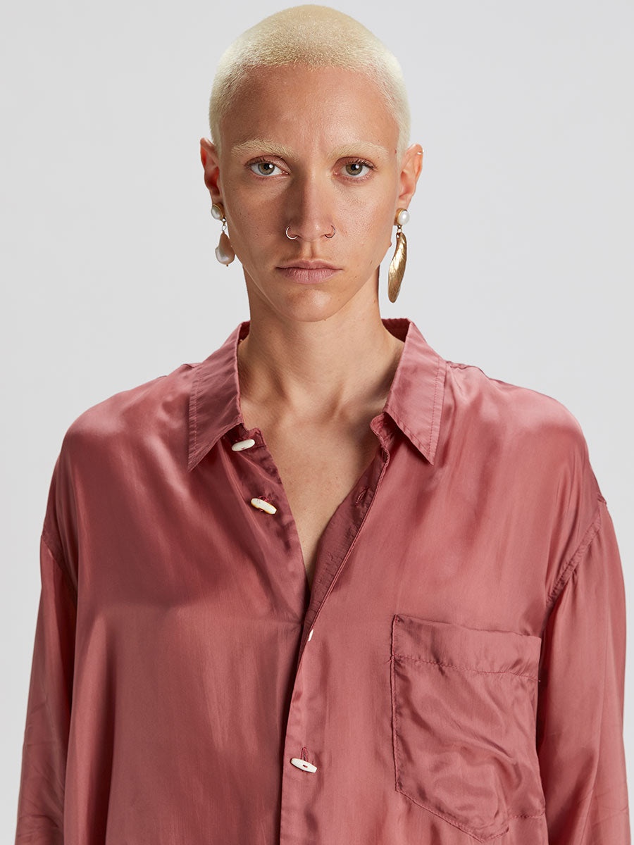 A Big Chic Shirt Peony Pink - 3