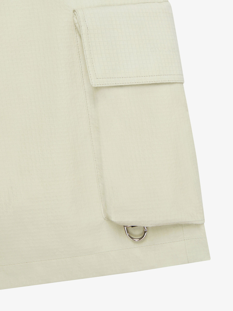 CARGO SHORTS IN LEATHER 5