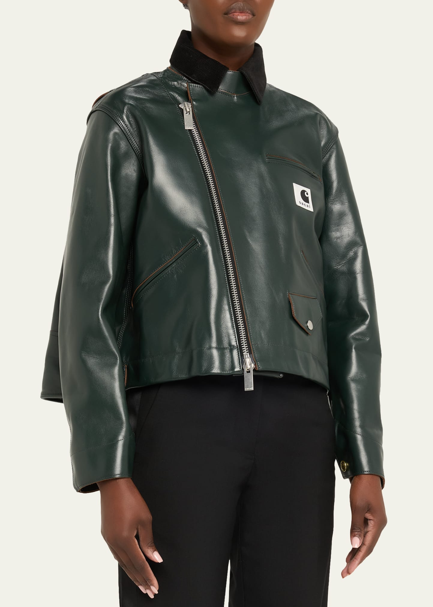 x Carhartt WIP Leather Utility Jacket - 4