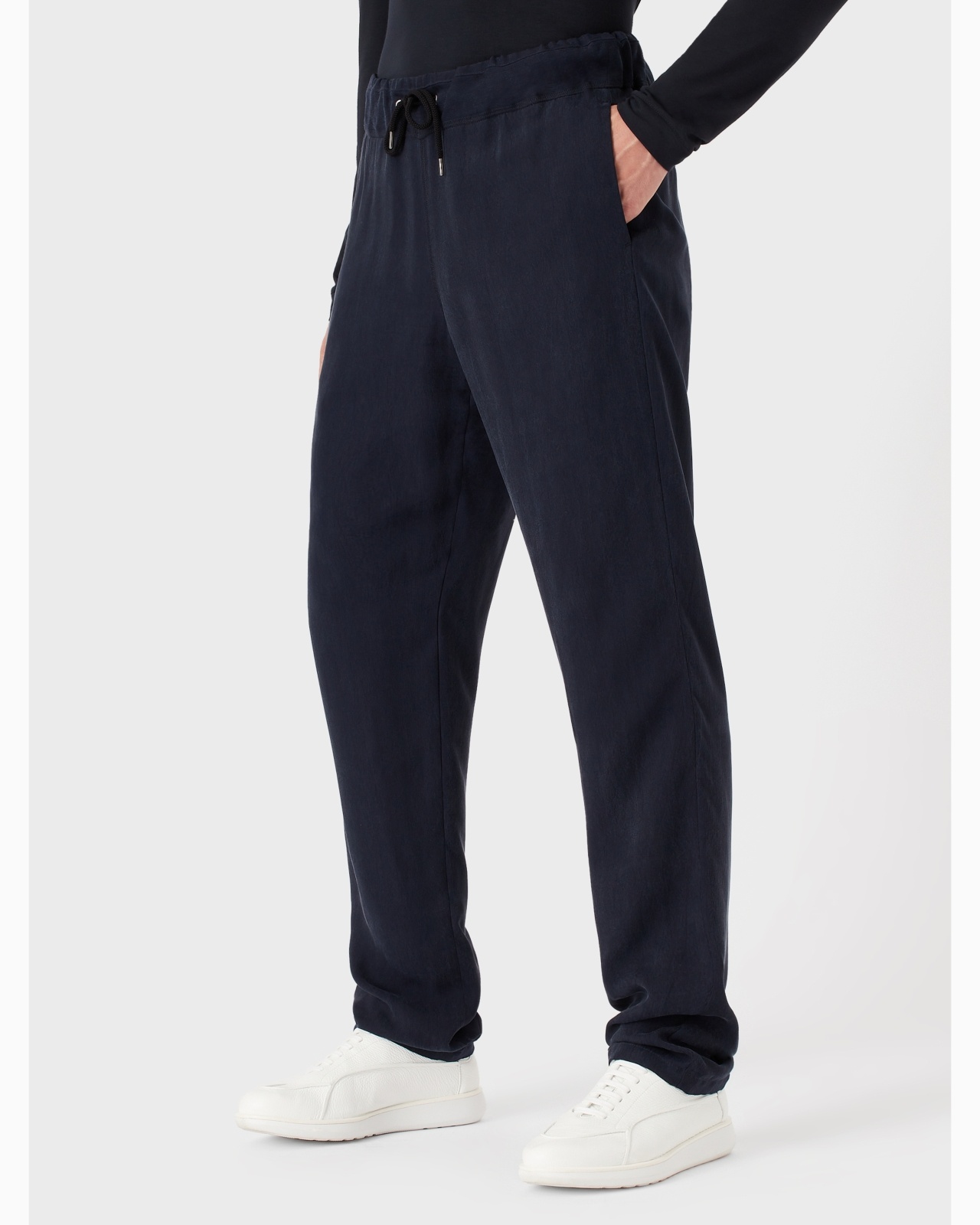 ICON CUPRO DRAWSTRING TROUSERS - 2