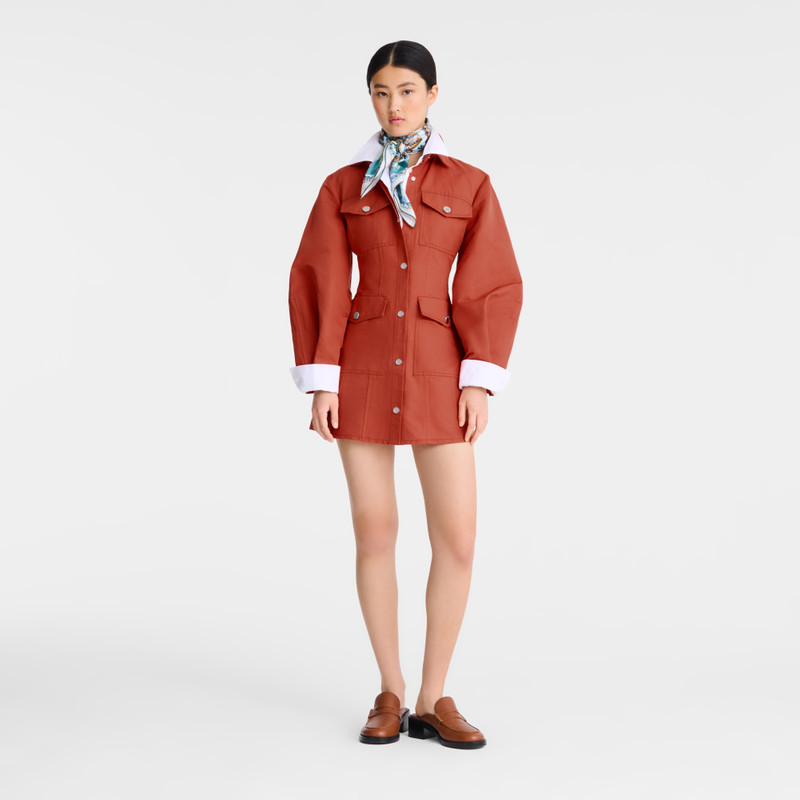 Longchamp Dress Tomato - Canvas outlook
