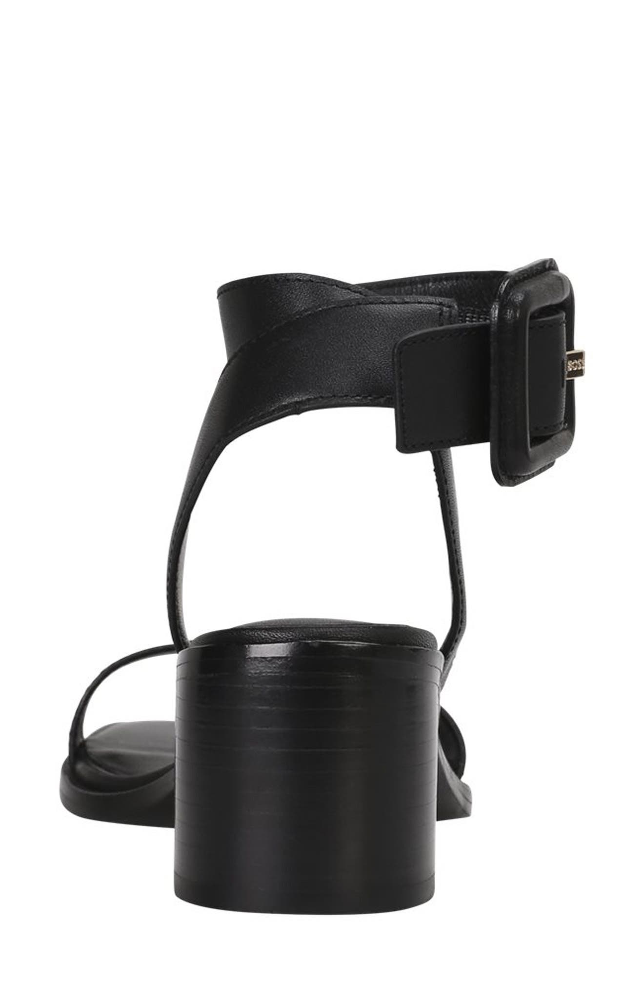 BOSS Charlize Ankle Strap Sandal in Black at Nordstrom - 4