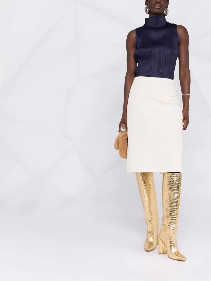 Lemaire high-waisted 미디 스커트 outlook