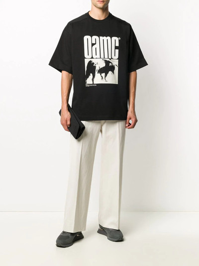 OAMC bull logo print T-shirt outlook